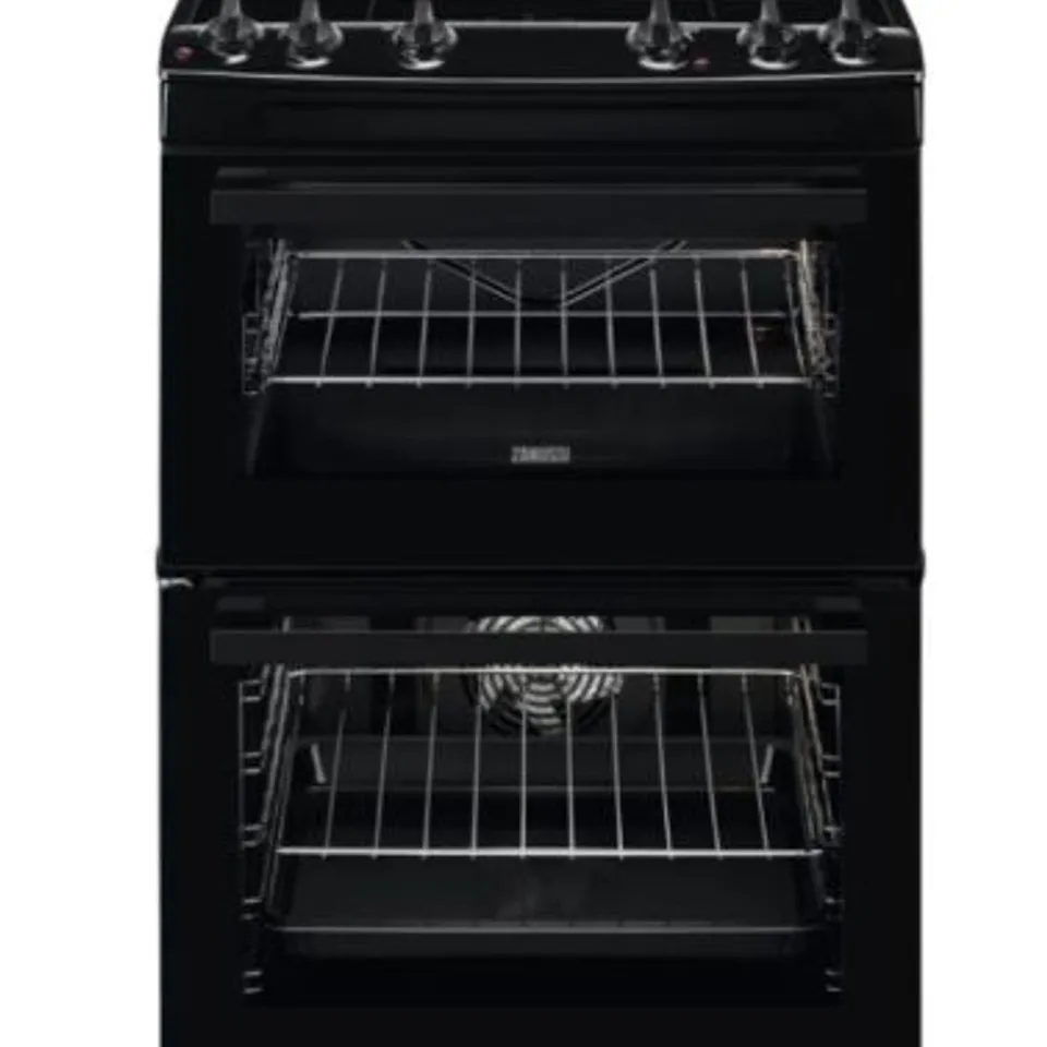 ZANUSSI FREESTANDING ELECTRIC COOKER WITH INDUCTION HOB - BLACK - A/A RATED Model ZCI66080BA RRP £767