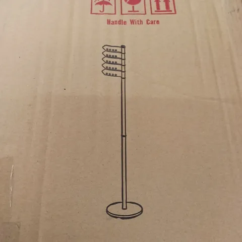 BOXED ASPECT CITIES FREE STANDING COAT HANGER - MATT BLACK (1 BOX)