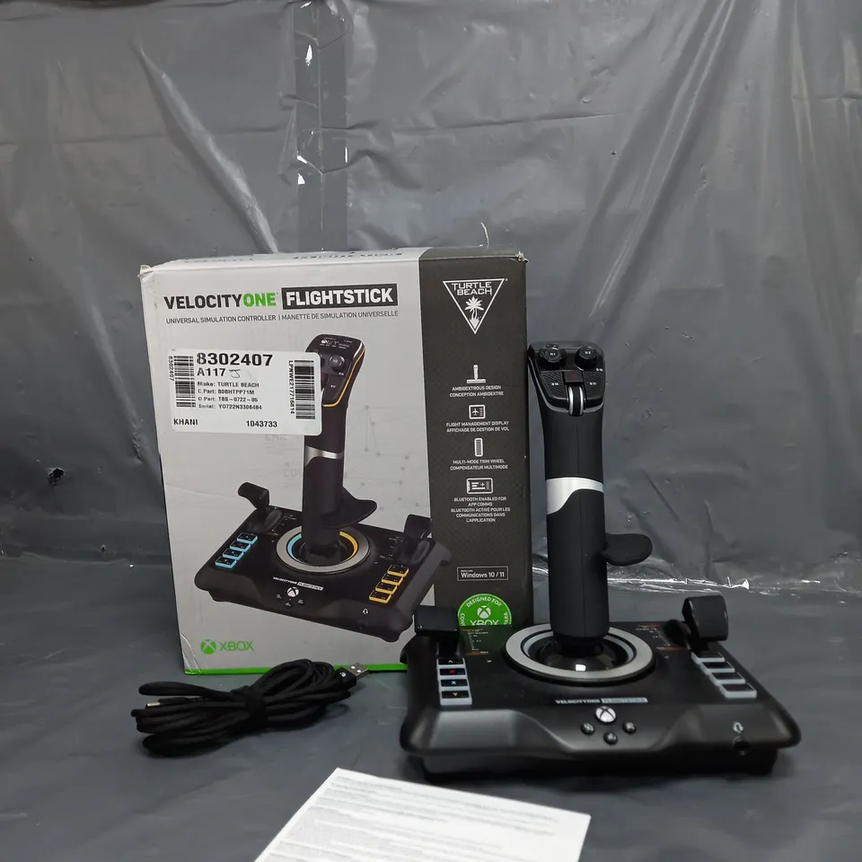 BOXED TURTLE BEACH VELOCITY ONE FLIGHT STICK