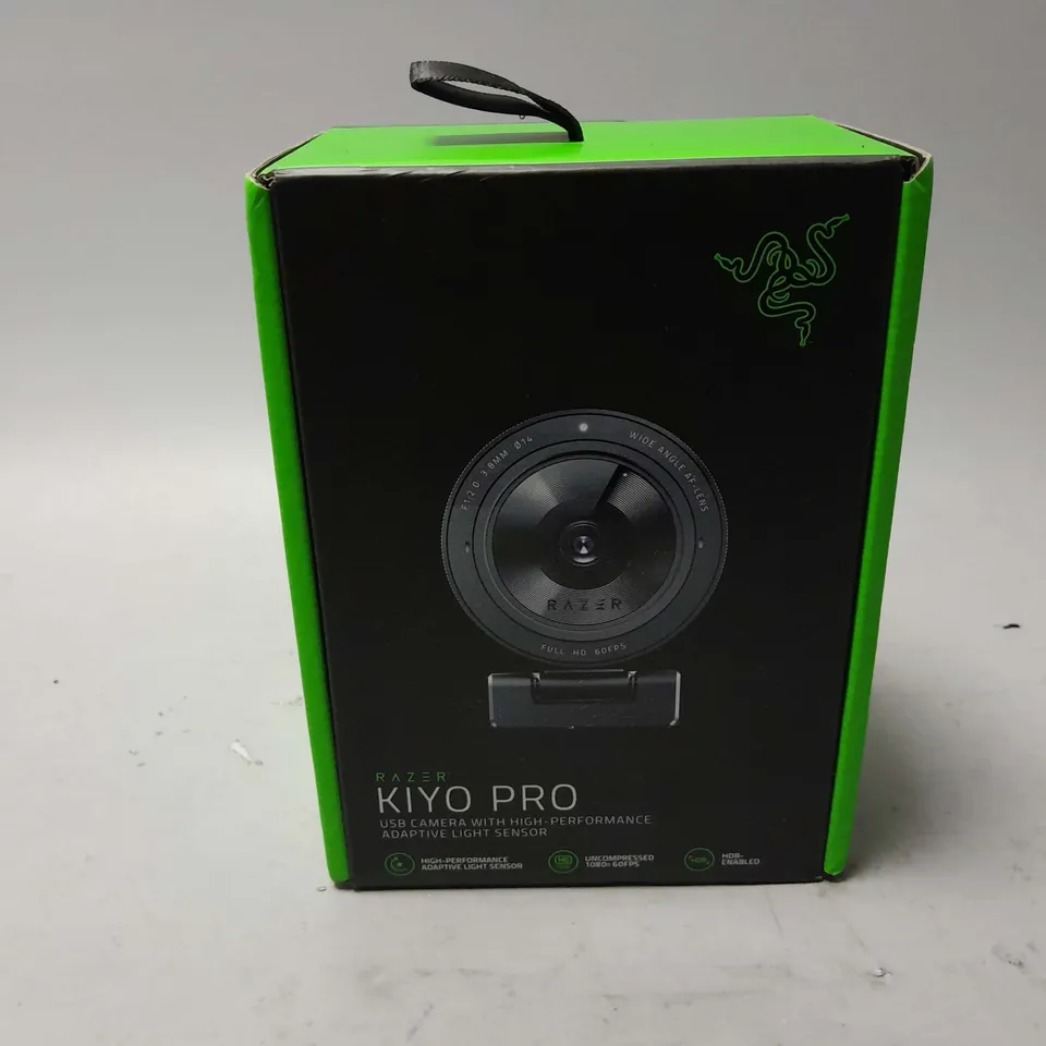 BOXED AND SEALED RAZER KIYO PRO USB CAMERA