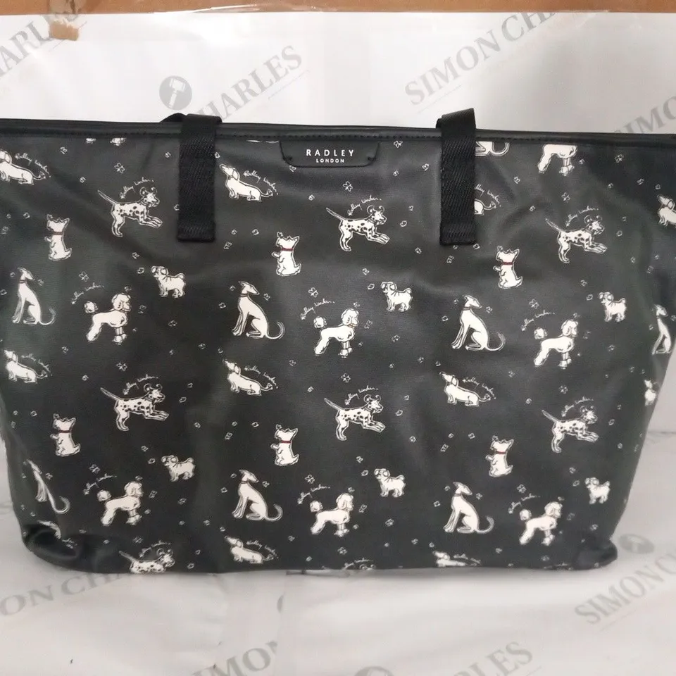 RADLEY LONDON MAPLE CROSS FUN PUPS BLACK BAG