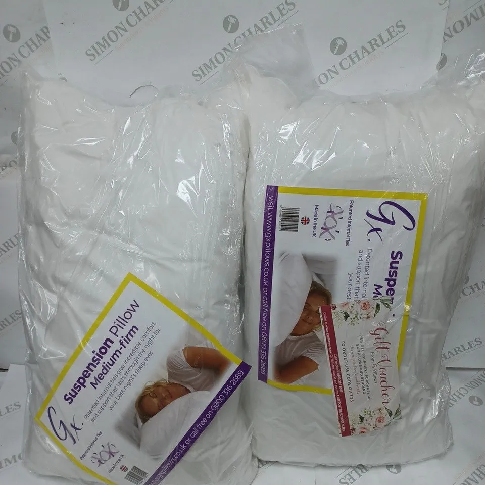 GX SUSPENSION PILLOW PAIR MEDIUM-FIRM