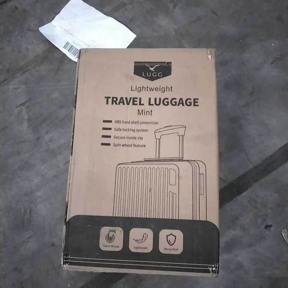 BOXED LUGG LIGHTWEIGHT TRAVEL LUGGAGE CASE 