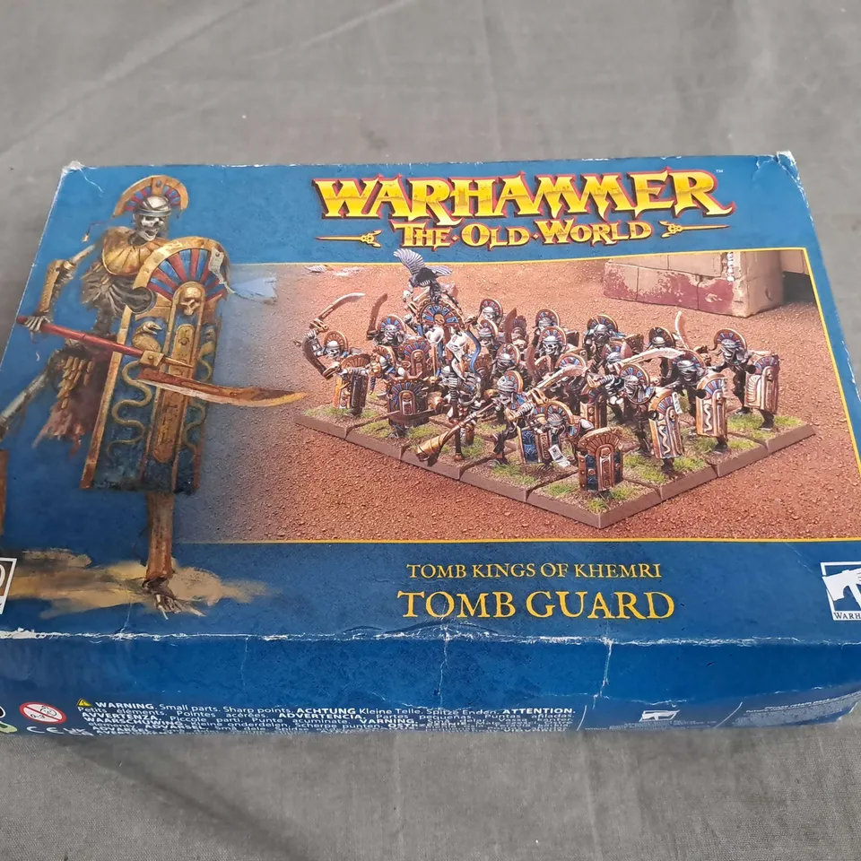 BOXED WARHAMMER THE OLD WORLD TOMB GUARD SET 