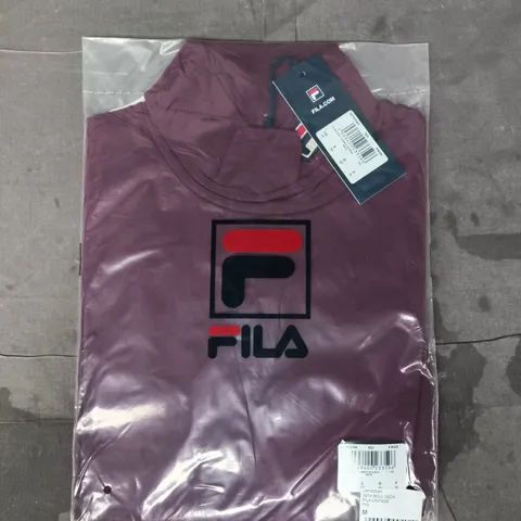 FILA 19TH ROLL NECK TOP IN FIG SIZE MEDIUM