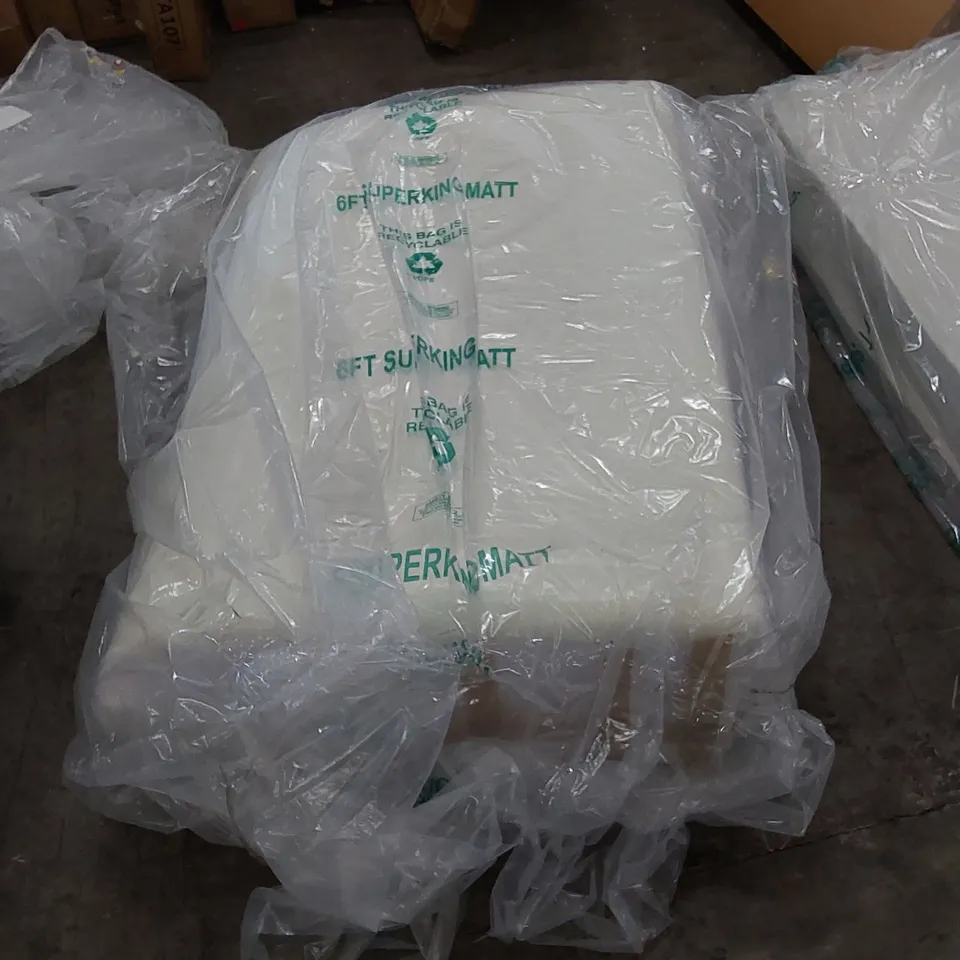 QUALITY BAGGED 20cm LUXURY MEMORY FOAM 4'6" MATTRESS 