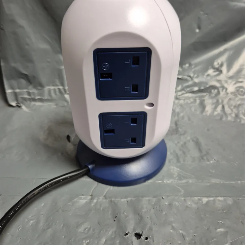 BOXED VERTICAL POWER SOCKET