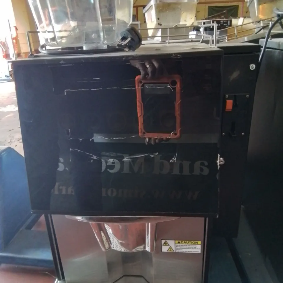 COFFETEK VITRO BEAN TO CUP & HOT DRINK DISPENCER WITH COIN MECHANISM 