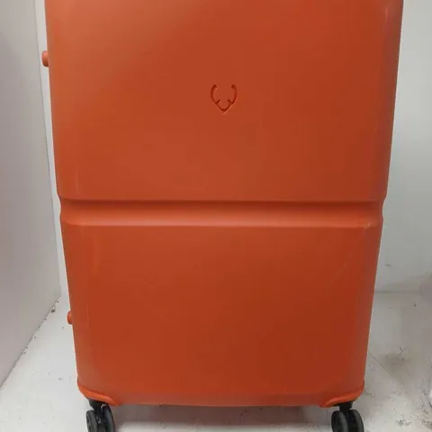 ANTLER SINGLE STRIPE 81CM EXPANDABLE HIGH CAPACITY SPIN EMBER ORANGE LUGGAGE CASE