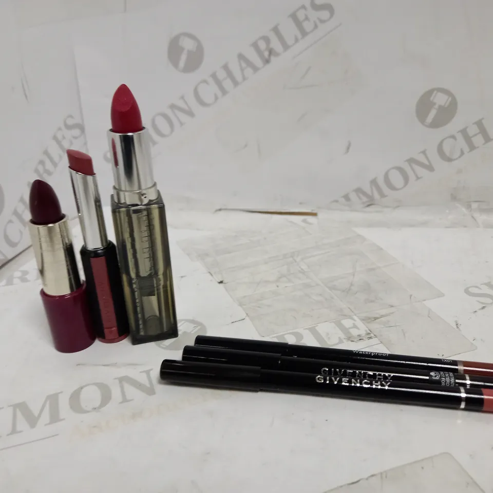 LOT OF 14 GIVENCHY LIP MAKE UP ITEMS