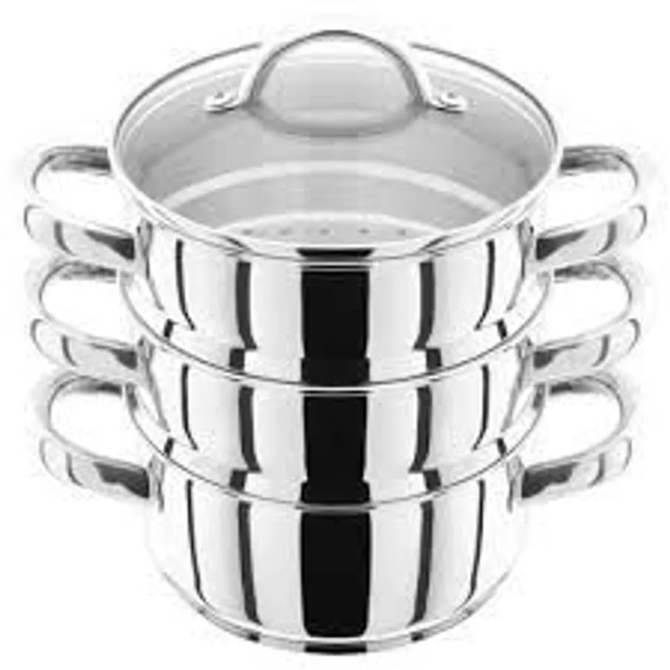 BOXED JUDGE STAINLESS STEEL STEAMER SET