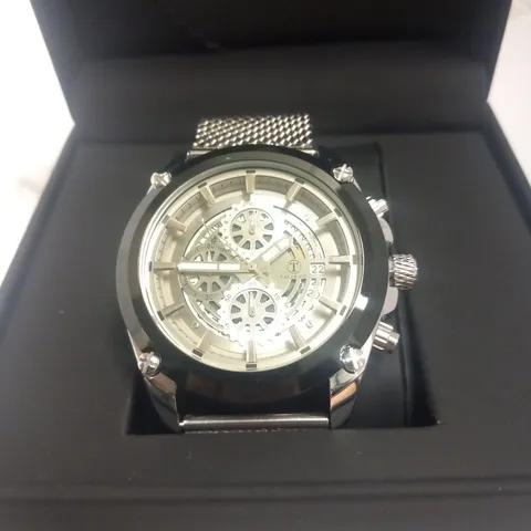 MENS TALIS CO T8120 WATCH β CHRONOGRAPH MOVEMENT β STAINLESS STEEEL STRAP β LIMITED EDITION MODEL