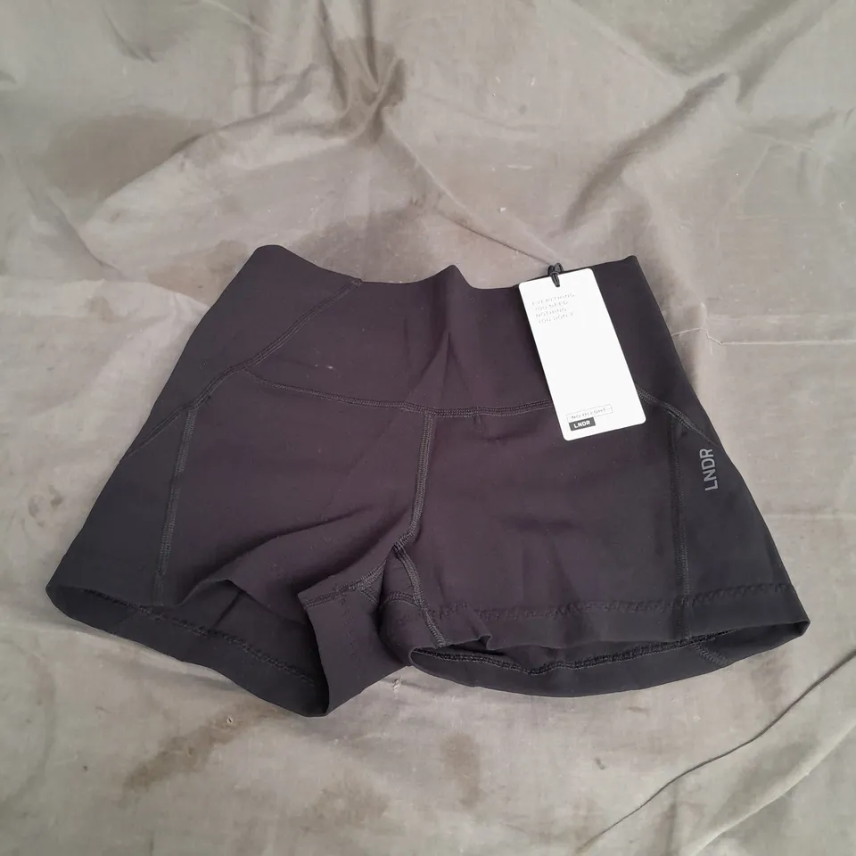 LNDR THE LIMITLESS BIKE SHORT 3" IN BLACK SIZE XS