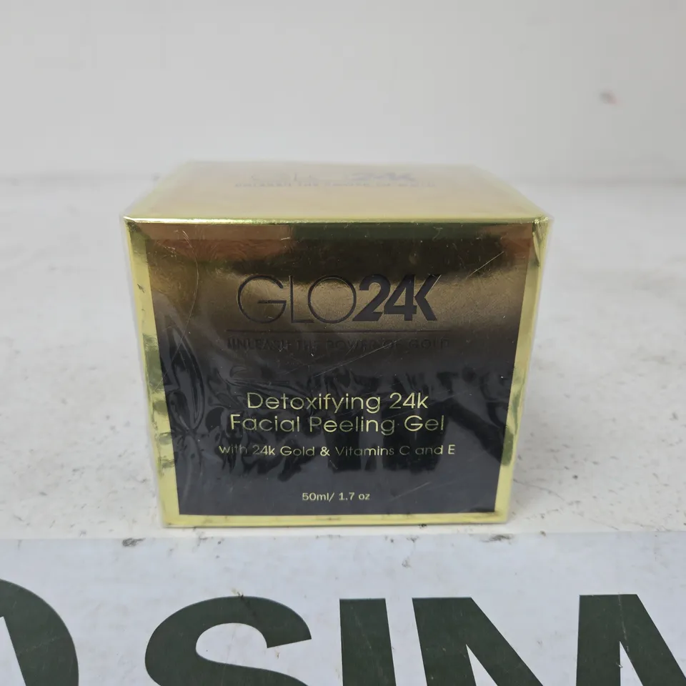 BOXED AND SEALED GLO24K DETOXIFYING 24K FACIAL PEELING GEL – 50ML