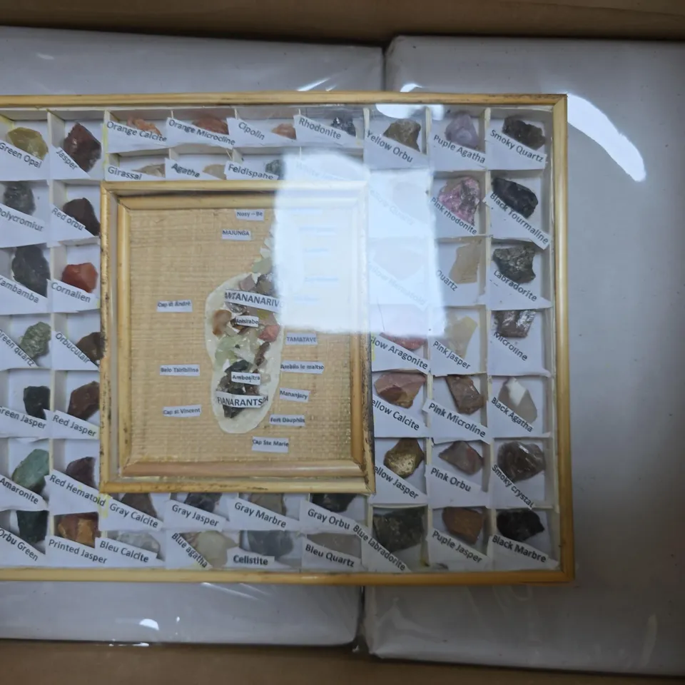 APPROXIMATELY 27 ASSORTED GEMSTONE/ROCK COLLECTIONS IN VARIOUS STYLES