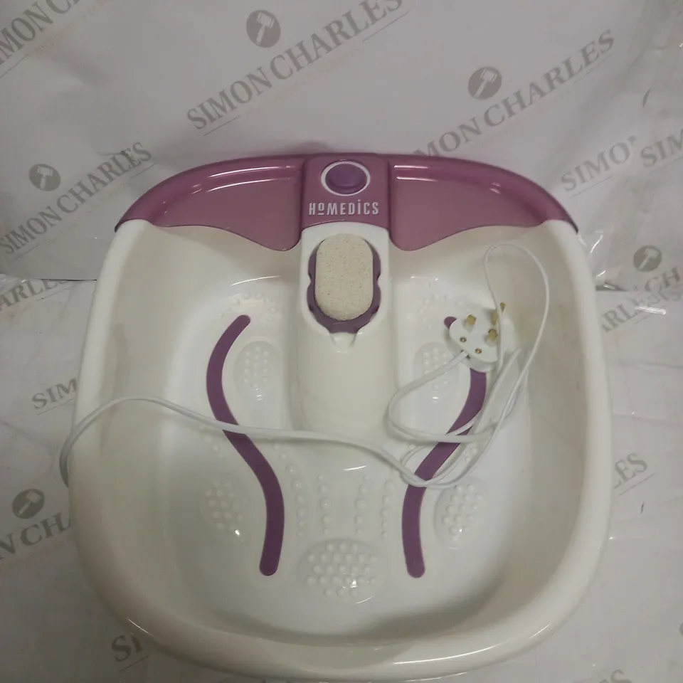HOMEDICS BUBBLEMATE FOOT SPA AND MASSAGER