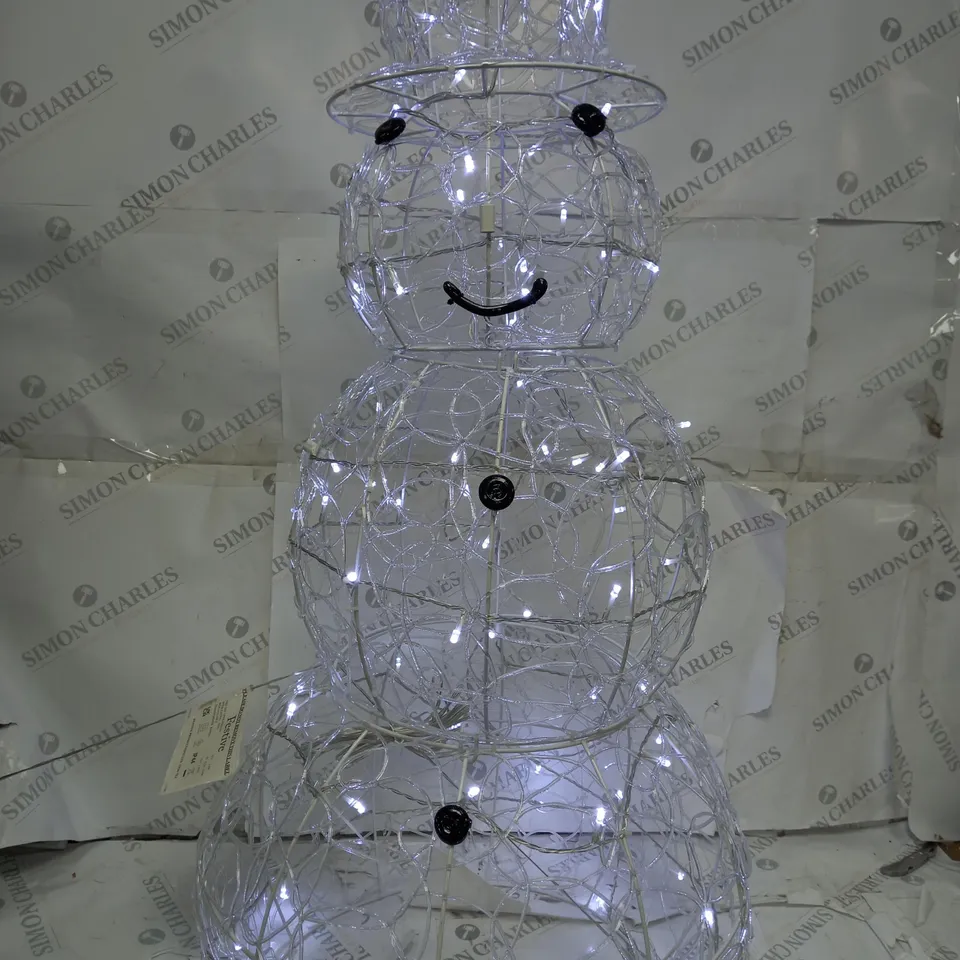 FESTIVE OUTDOOR AND INDOOR PRE-LIT LED LARGE DECORATION SNOWMAN