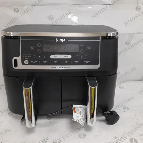 BOXED NINJA FOODI MAX DUALZONE AIR FRYER IN BLACK
