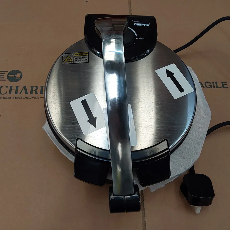 BOXED GEEPAS NON STICK SPECIALTY SPECIALITY GRILL CHAPATTI MAKER (1 BOX)