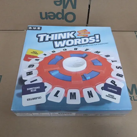 THINK WORDS! WORD GAME – BOXED
