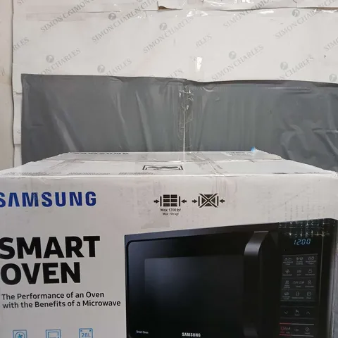 BOXED SAMSUNG MC28H5013ASEU FREESTANDING SMART OVEN - COLLECTION ONLY