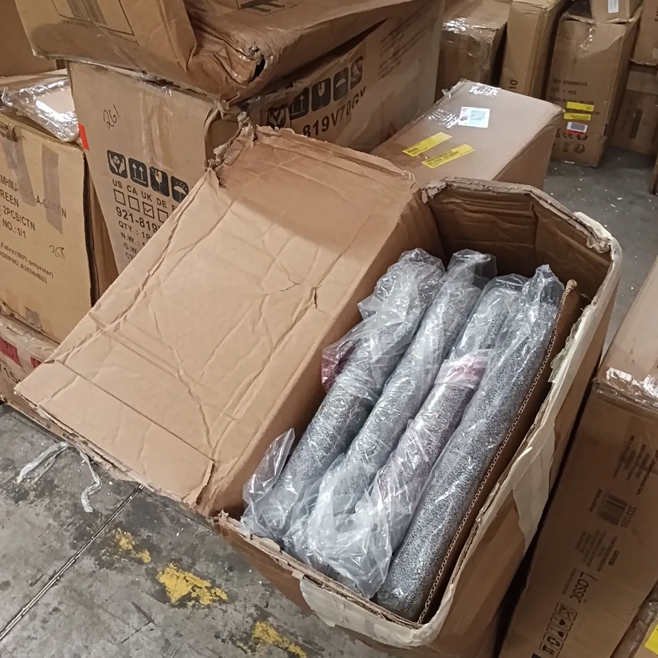 BOXED DINING CHAIRS (SET OF 4) - LIGHT GREY (1 BOX)
