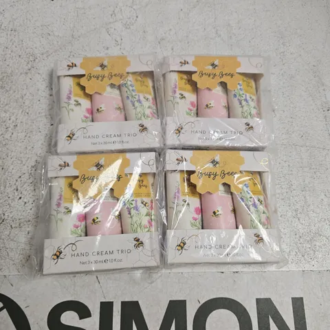 BUSY BEES HAND CREAM TRIO GIFT SET – 4 PACK