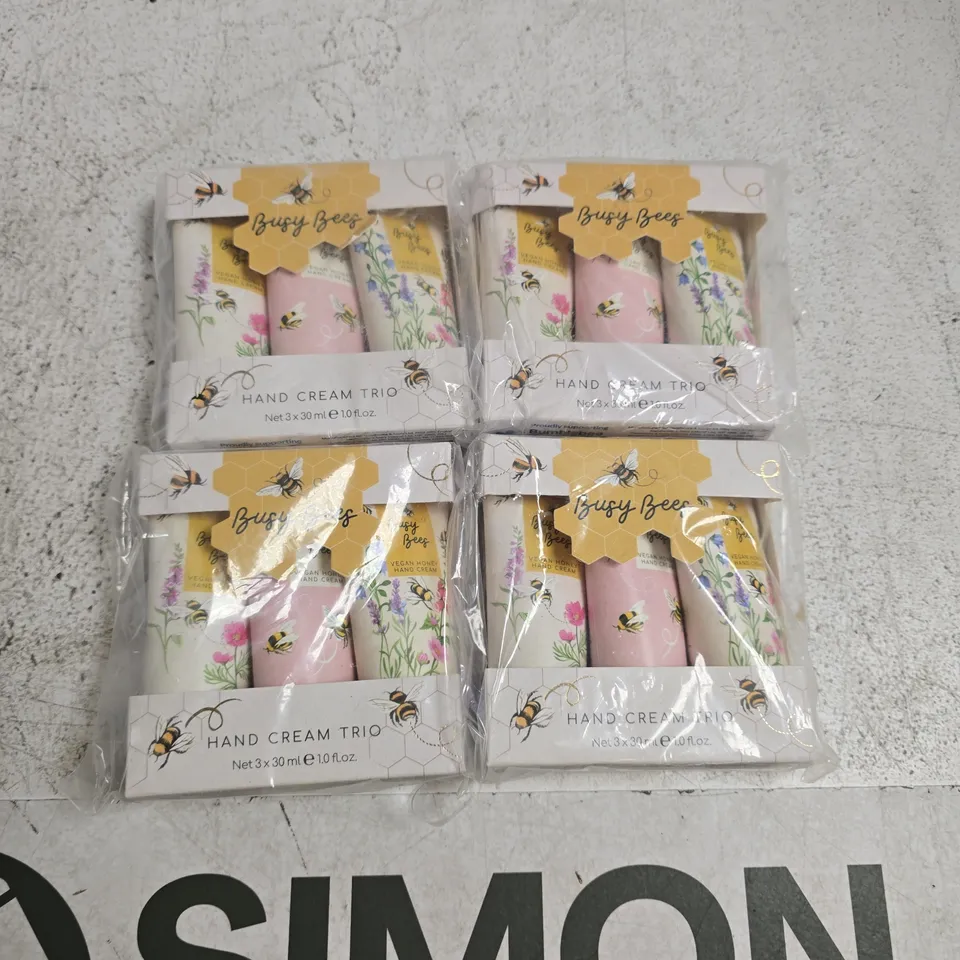 BUSY BEES HAND CREAM TRIO GIFT SET – 4 PACK