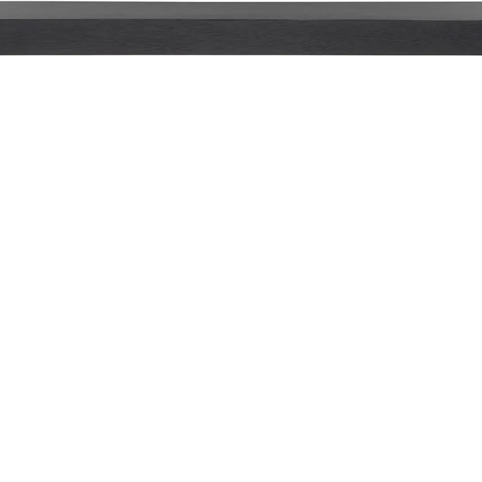 BOXED SAFAVIEH HOME COLLECTION LIASONYA WATERFALL CURVED CONSOLE TABLE - BLACK (1 BOX)