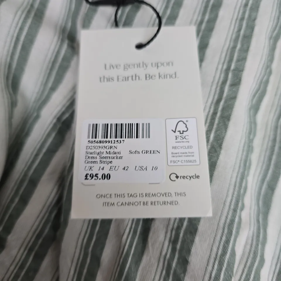 NOBODYS CHILD ANYA MIDAXI DRESS - SIZE 14