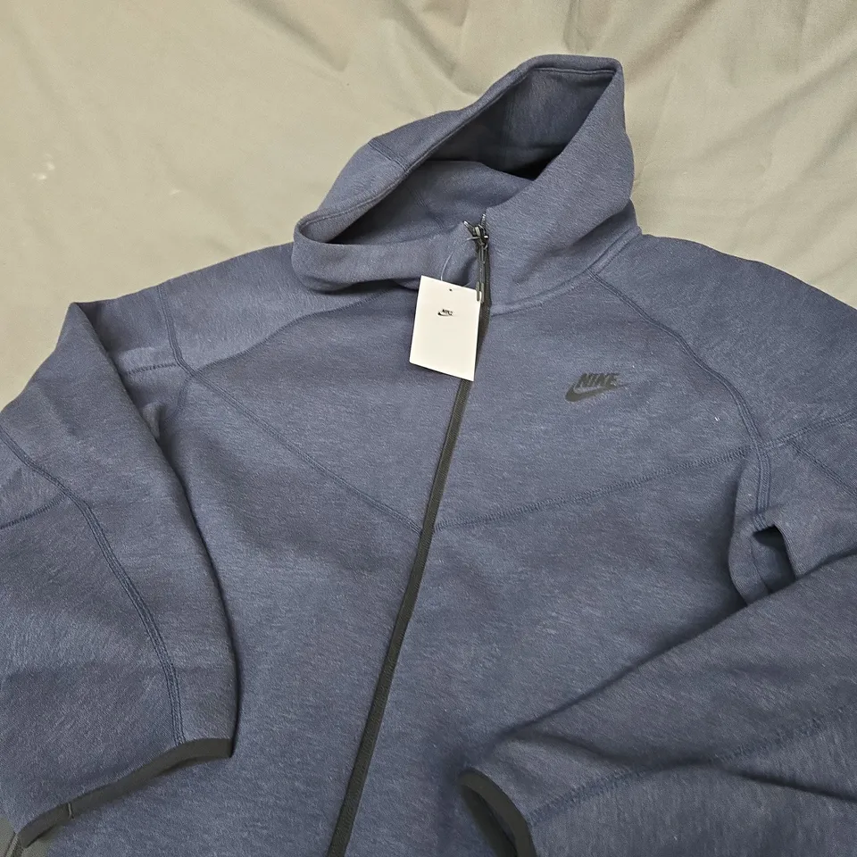 NIKE LOGO FULL ZIP TECH JACKET SIZE L