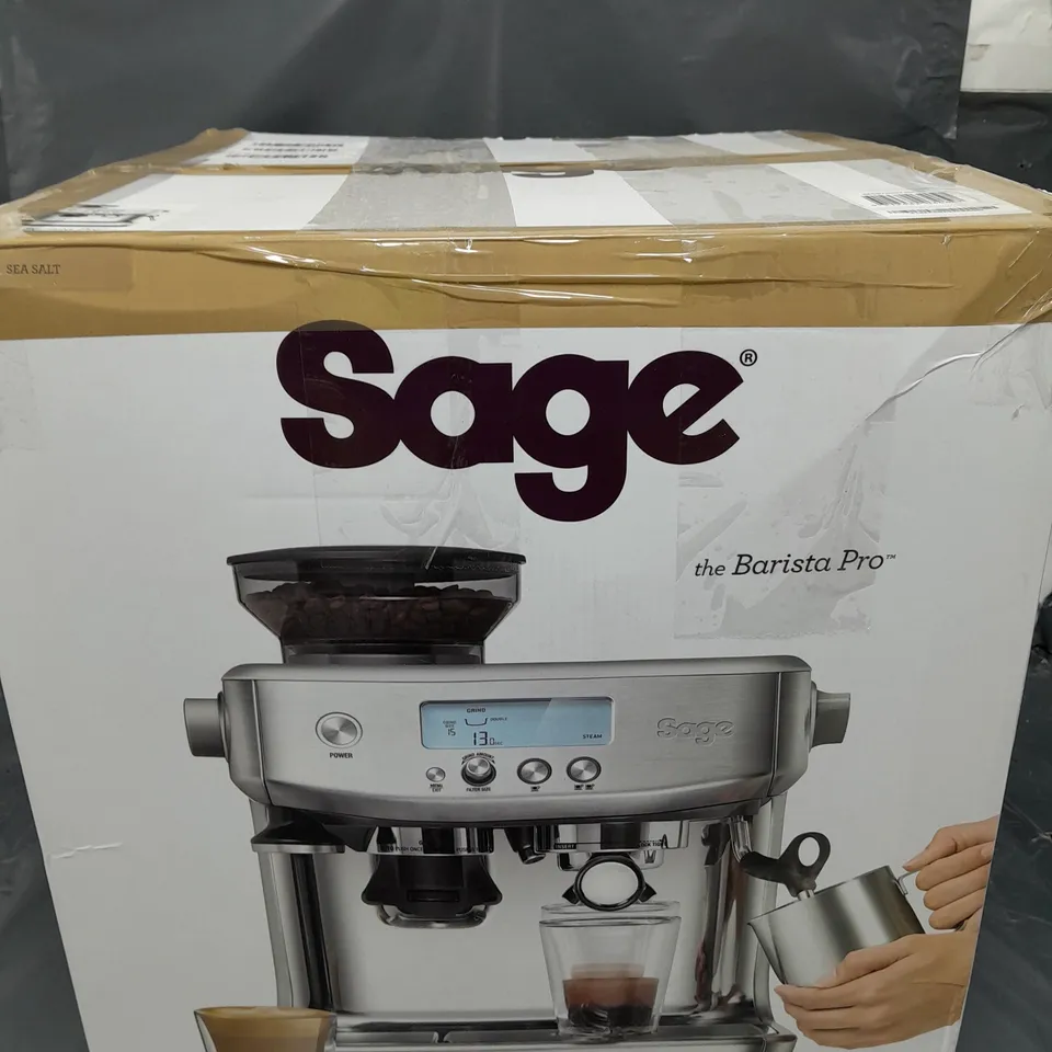 SAGE BARISTA PRO COFFEE MACHINE - COLLECTION ONLY 