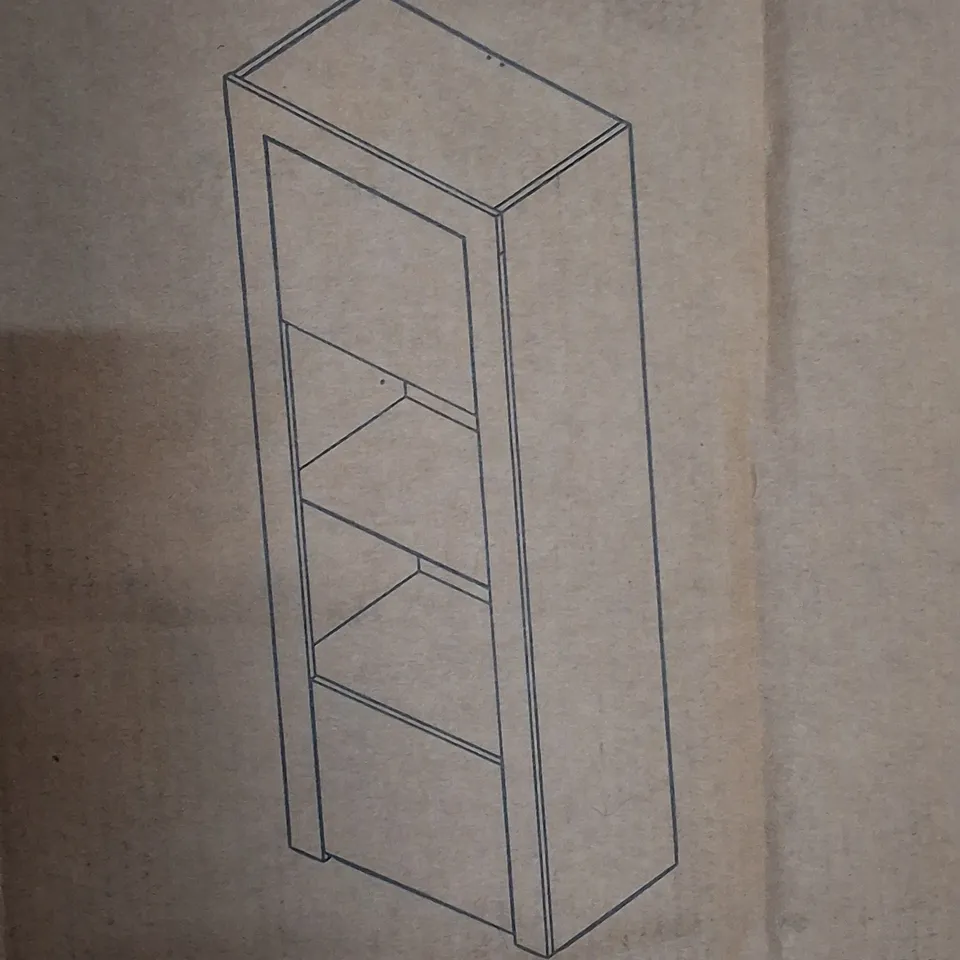 BOXED WHITE AND GREY SIDEBOARD - 1 BOX