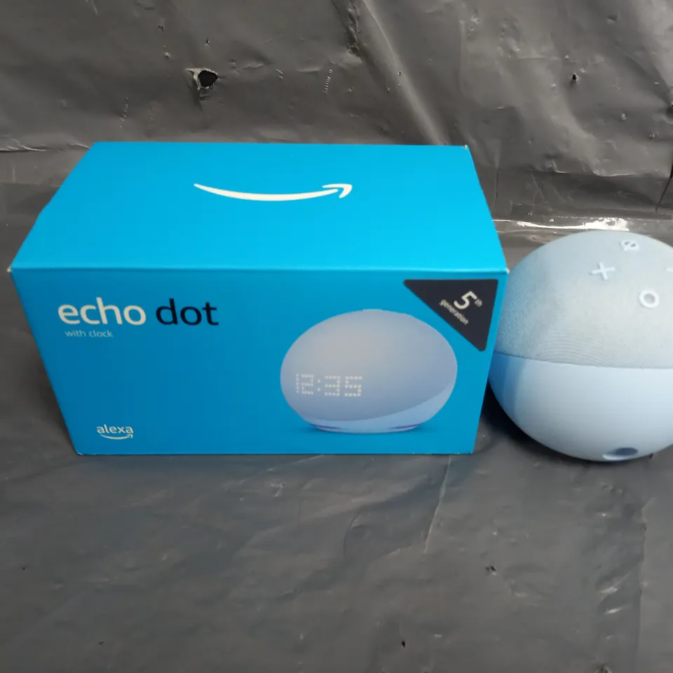 ALEXA ECHO DOT WITH CLOCK