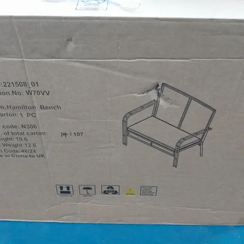 HAMILTON BENCH - COLLECTION ONLY