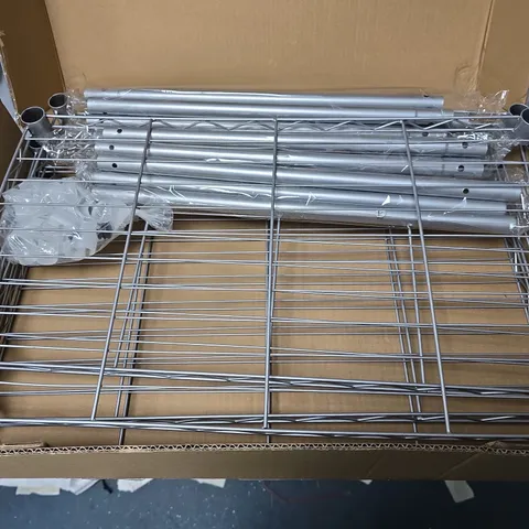 KITCHEN SHELF FRAME KIT - METAL WIRE STORAGE RACK COMPONENTS