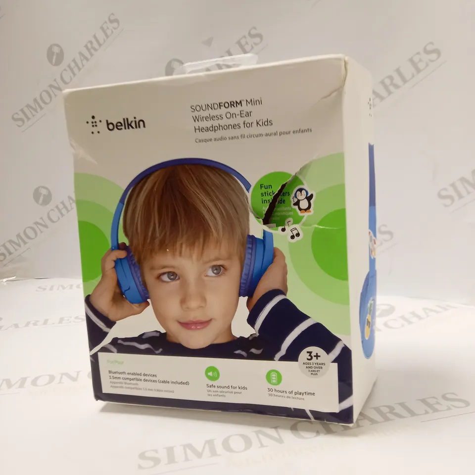 BELKIN SOUNDFORM MINI WIRELESS HEADPHONES RRP £29.99