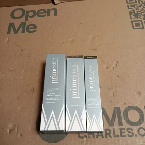 3 X PRIME PROMETICS ITEMS TO INCLUDE PRIMESKIN, PRIMEEYES ETC