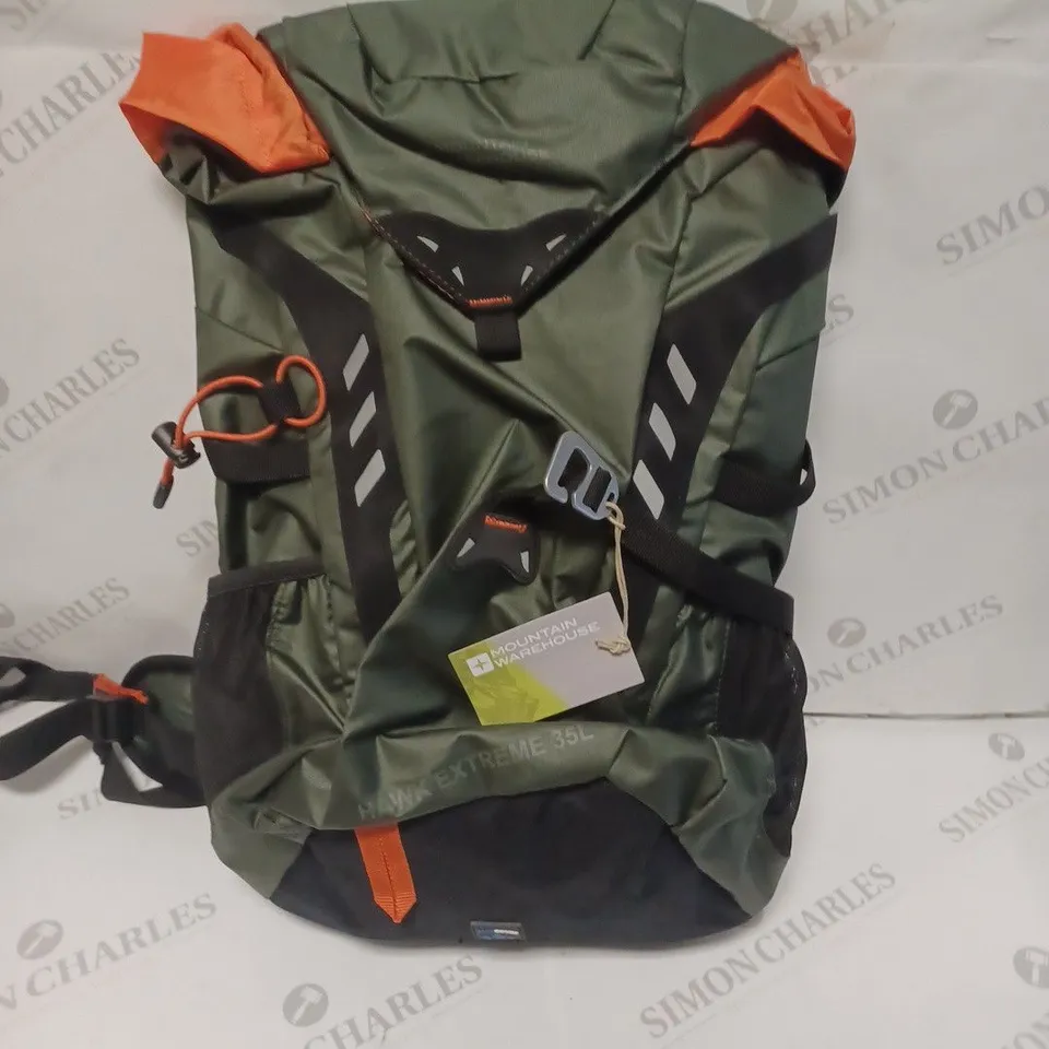 MOUNTAIN WAREHOUSE HAWK EXTREME 35L GREEN 