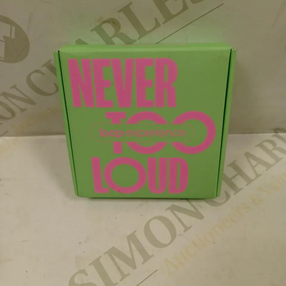 SEALED LOOP EXPERIENCE NOISE REDUCTION EARPLUGS - SWINGING SILVER 