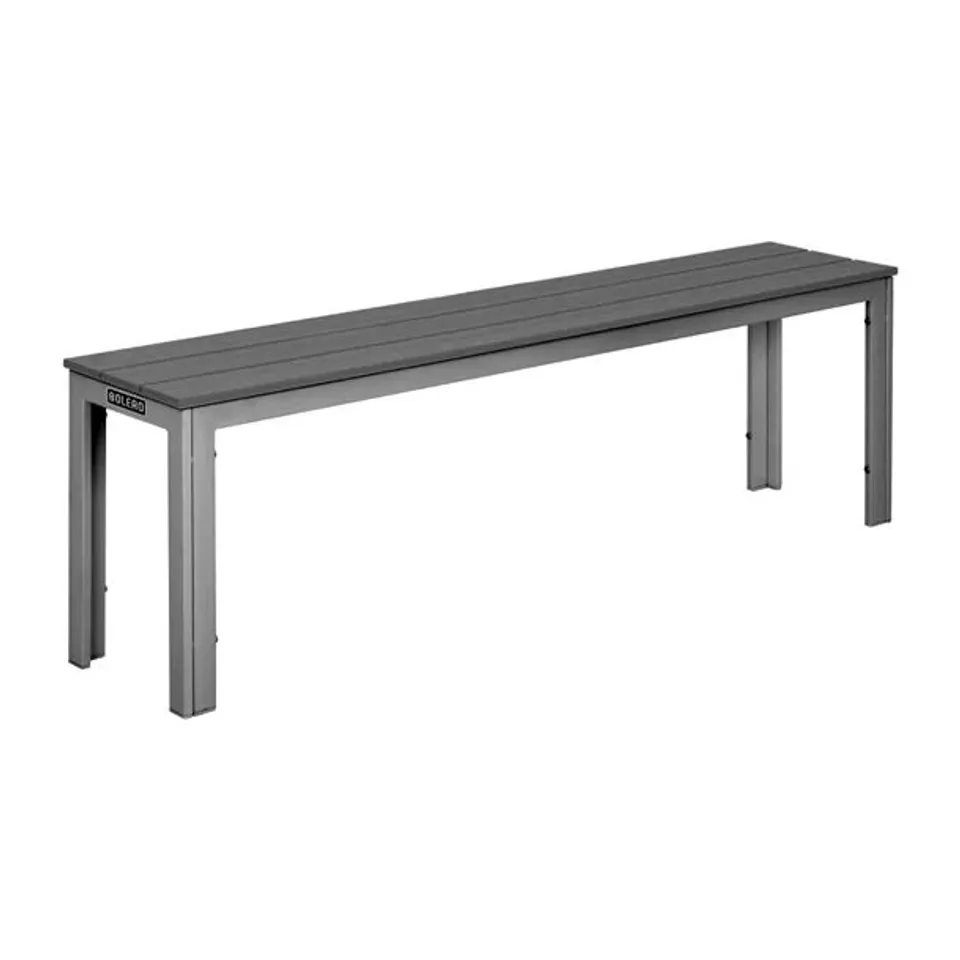BOXED BOLERO VALLETTA SLATTED BENCHES GREY (2 PACK) (1 BOX)