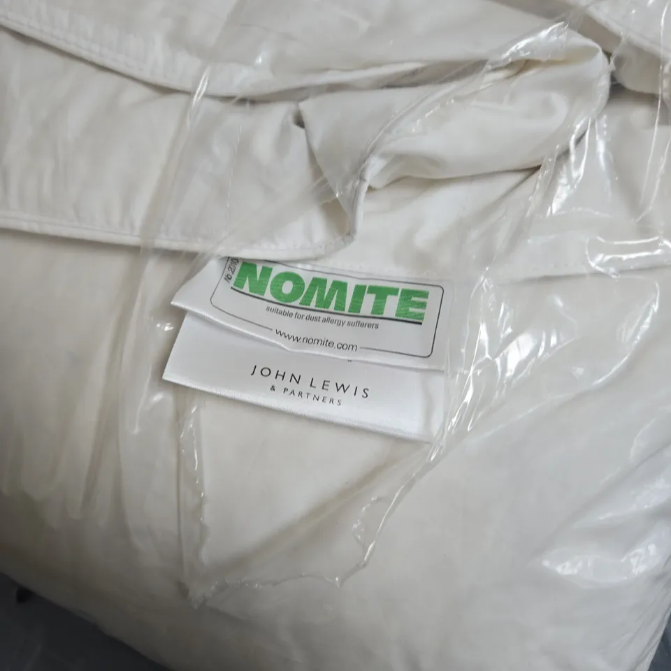 JOHN LEWIS & PARTNERS NATURAL COLLECTION DUCK FEATHER & DOWN DUVET – DOUBLE, 10.5 TOG