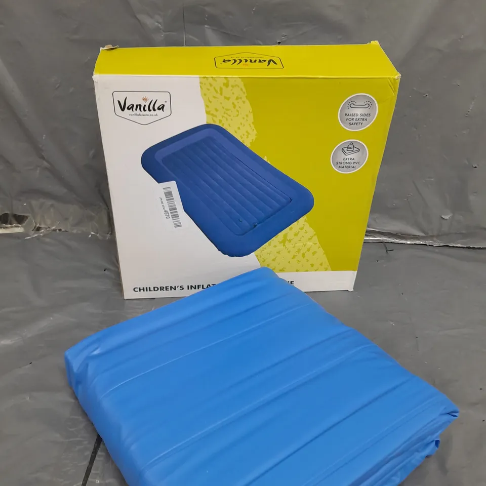 BOXED CHILDRENS INFLATABLE AIR BED 