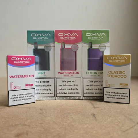 APPROXIMATELY 30 ASSORTED E-CIGARETTE AND VAPE PRODUCTS TO INCLUDE OXVA, ETC - COLLECTION ONLY