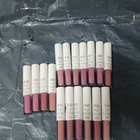 approximately 15 make up academy multi lip matte lipstick and gloss duo - assorted colours 