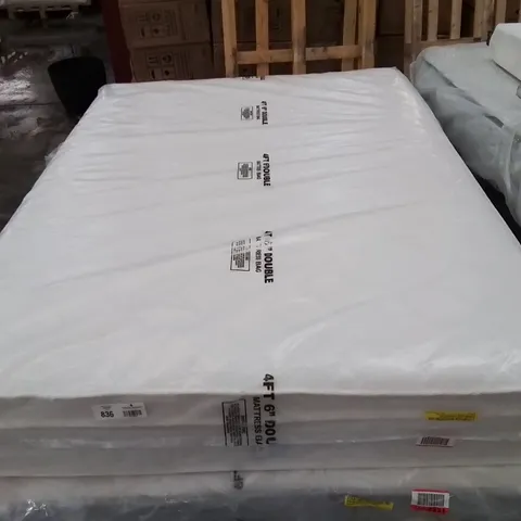 QUALITY BAGGED MEMORY WOOL POCKET SPRUNG HYBRID DOUBLE MATTRESS