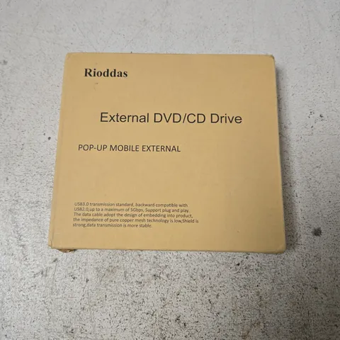RIODDAS EXTERNAL DVD/CD DRIVE β USB 3.0