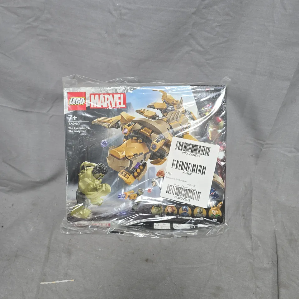 BOXED LEGO MARVEL THE AVENGERS VS. THE LEVIATHAN SET 76290