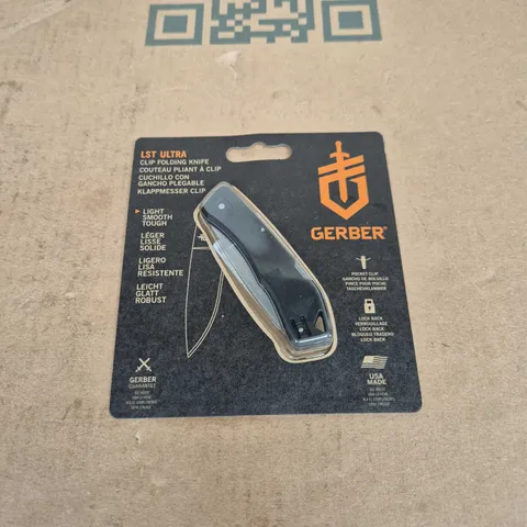 GERBER LST ULTRA CLIP FOLDING KNIFE – CARDED PACKAGING