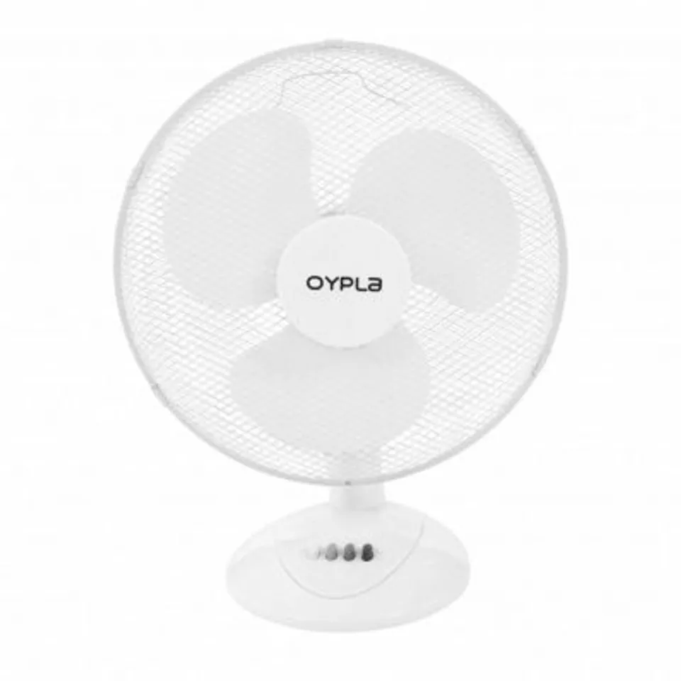 BOXED OYPLA 16" 3 SPEED OSCILLATING ELECTRIC DESK TABLE HOME OFFICE FAN